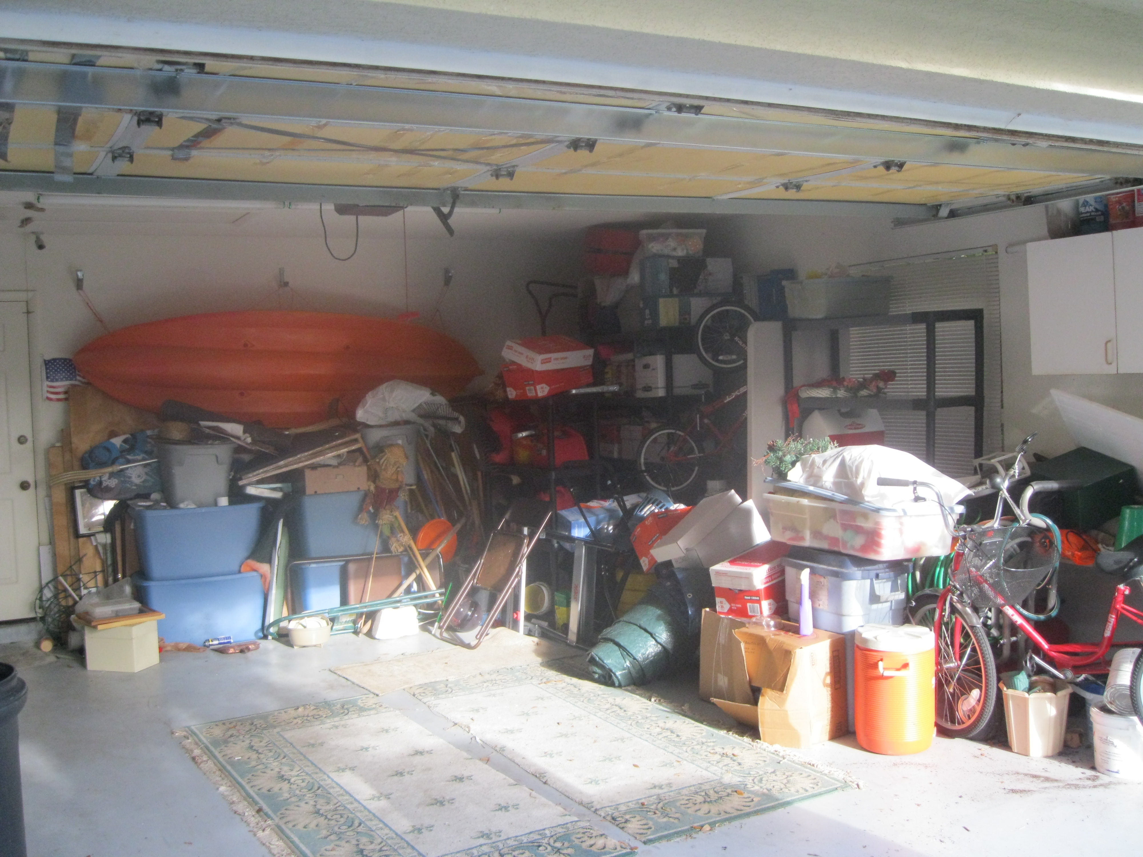 Garage Shelving Hutchinson Island Before Organization